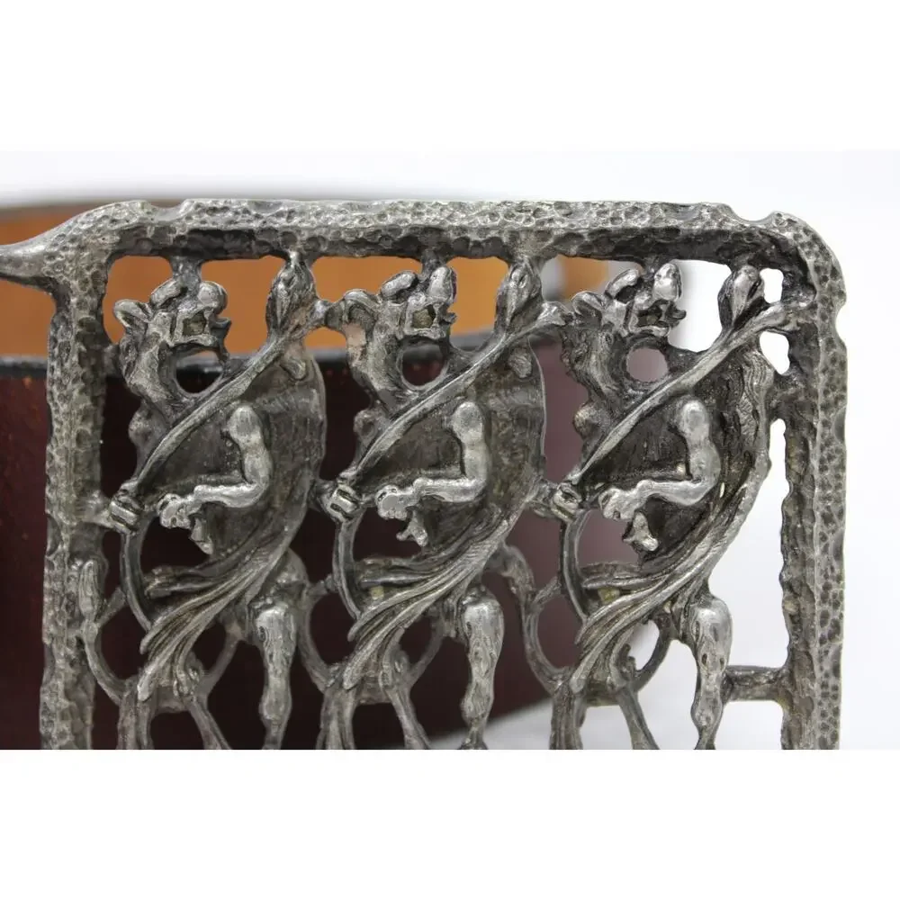 Vintage 60s Synek Belt Buckle Signed by Richard Synek 1969 NYC 37